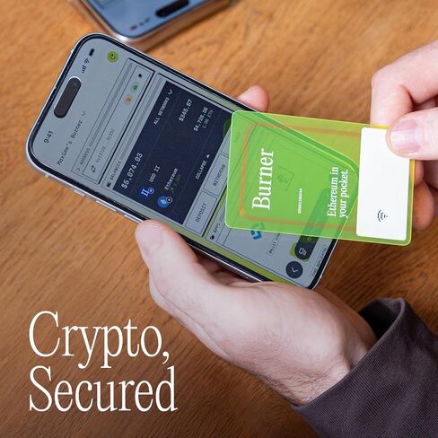 بطاقة Burner Ethereum – محفظة ETH مادية قابلة لإعادة التحميل | لا عبارة البذور | اتصال NFC آمن للاتصال | يعتمد على المتصفح، ومقفل برمز PIN، ومتوافق مع تطبيق dApp | هدية تشفير مثالية لمستخدمي إيثريوم، 6 قطع in Saudi Arabia
