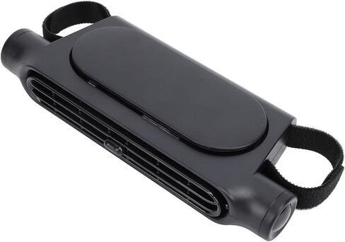 مروحة سيارة SUNGOOYUE USB خالية من الشفرة 3 سرعات قابلة للتعديل ومروحة مسند رأس هادئة للمستخدمين الأمامي والخلفي في السيارة (بيج) in Kuwait
