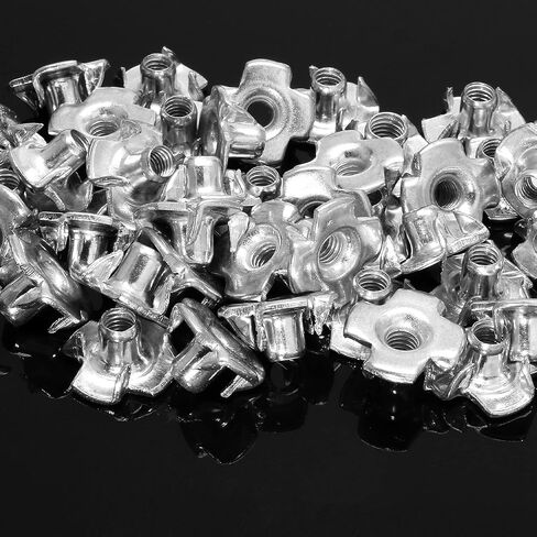 M4 x 7mm T-Nuts, Four Pronged Nut, Pack of 50 in Kuwait