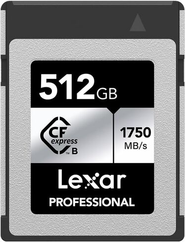 Lexar LCXEXSL512G-RNENG CFexpress Type B Silver Series Memory Card 512GB Bundle with Lexar CFexpress Type B/SD USB 3.2 Gen 2 Card Reader in Saudi Arabia