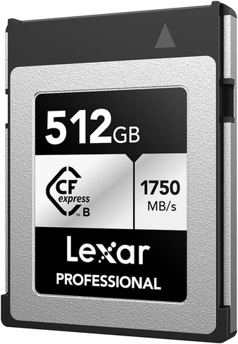 Lexar LCXEXSL512G-RNENG CFexpress Type B Silver Series Memory Card 512GB Bundle with Lexar CFexpress Type B/SD USB 3.2 Gen 2 Card Reader in Saudi Arabia