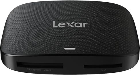 Lexar LCXEXSL512G-RNENG CFexpress Type B Silver Series Memory Card 512GB Bundle with Lexar CFexpress Type B/SD USB 3.2 Gen 2 Card Reader in Saudi Arabia