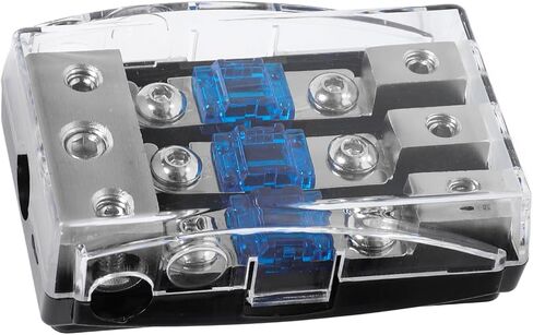 Way Car Audio Power Distribution Block with Fuse Protection Plastic and Iron Construction Easy Installation for Automotive Electrical Circuit Safety and Audio Splitter Applications in Saudi Arabia