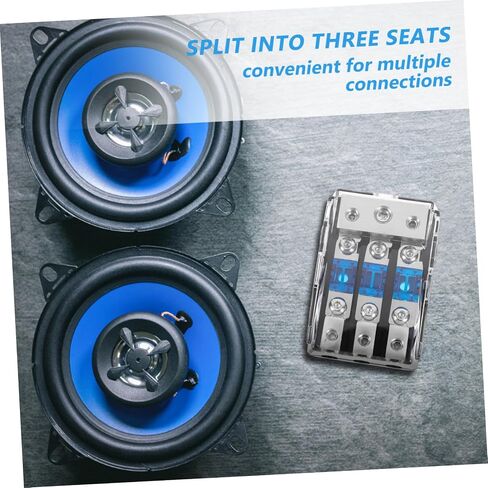 Way Car Audio Power Distribution Block with Fuse Protection Plastic and Iron Construction Easy Installation for Automotive Electrical Circuit Safety and Audio Splitter Applications in Saudi Arabia
