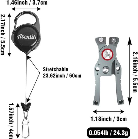 Fishing Line Cutter with Retractable Buckles, Tungsten Carbide Blade for Smooth, Corrosion-Resistant Cuts on Braid, Mono and Fluoro Lines. in Saudi Arabia
