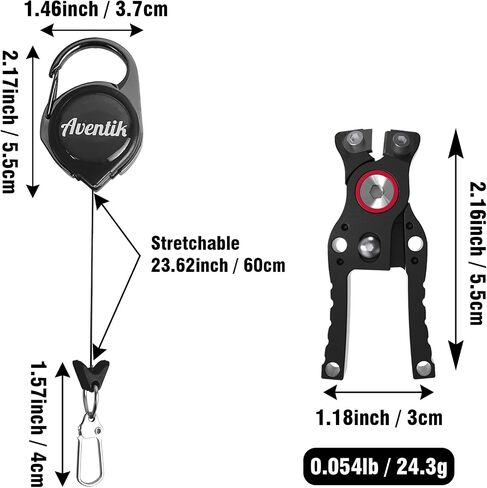 Fishing Line Cutter with Retractable Buckles, Tungsten Carbide Blade for Smooth, Corrosion-Resistant Cuts on Braid, Mono and Fluoro Lines. in Saudi Arabia