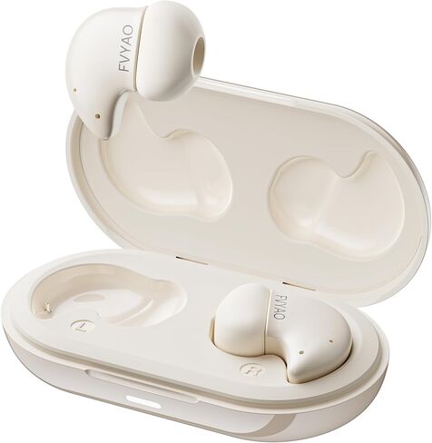 سماعات أذن غير مرئية للنوم، سماعات أذن بلوتوث لاسلكية صغيرة 5.4 للنوم الجانبي، وقت تشغيل من 4 إلى 8 ساعات، تصميم مريح خفيف الوزن للنوم والسفر واليوجا والمكتب (عالي الدقة) in Kuwait