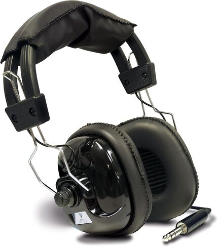 Teknetics HEADT Metal Detector Headphones – Designed for Teknetics detectors, comfortable leatherette earpads, adjustable volume controls, long cable, and compatible with Bounty Hunter models. in Saudi Arabia