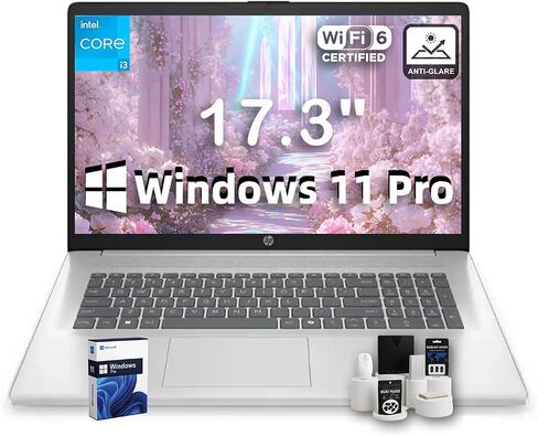 HP 14 Laptop, 11th Gen Intel Core i3-1115G4, 4 GB RAM, 128 GB SSD Storage, 14-inch Full HD Display, Windows 10 in S Mode, Long Battery Life, HP Fast-Charge, Thin & Light Design (14-dq2020nr, 2021) in Saudi Arabia