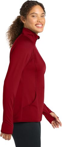 SPORT-TEK Women's Sport-Wick Stretch Quarter Zip Pullover in Saudi Arabia