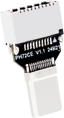 محول USB3.2 Type-C ذكر إلى Type-E أنثى بسرعة 20 جيجابت في الثانية لحالة الكمبيوتر محول أمامي من النوع E لتوسيع اللوحة الأم للكمبيوتر فضي وأسود 500459792 in Saudi Arabia