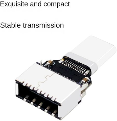 محول USB3.2 Type-C ذكر إلى Type-E أنثى بسرعة 20 جيجابت في الثانية لحالة الكمبيوتر محول أمامي من النوع E لتوسيع اللوحة الأم للكمبيوتر فضي وأسود 500459792 in Saudi Arabia