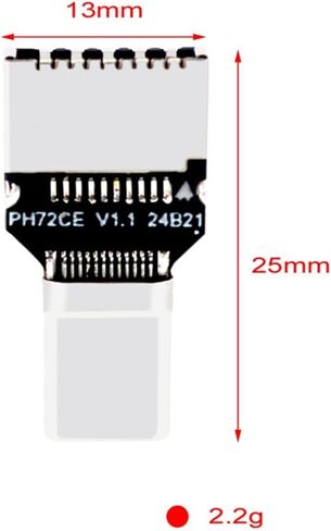 محول USB3.2 Type-C ذكر إلى Type-E أنثى بسرعة 20 جيجابت في الثانية لحالة الكمبيوتر محول أمامي من النوع E لتوسيع اللوحة الأم للكمبيوتر فضي وأسود 500459792 in Saudi Arabia