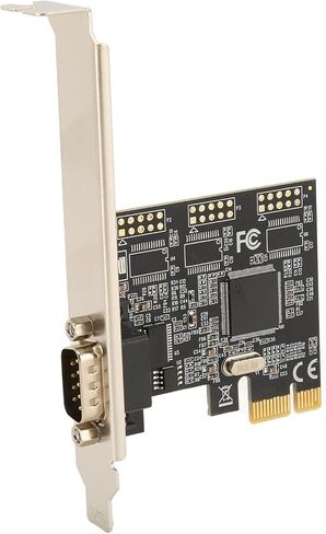 Keenso منفذ واحد PCIe X1 RS232 بطاقة محول تسلسلي موثوق بها PCI Express إلى RS232 محول محول لـ DOS، مادة PCB، معدل نقل 250 كيلوبت في الثانية in Saudi Arabia