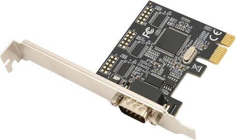 Keenso منفذ واحد PCIe X1 RS232 بطاقة محول تسلسلي موثوق بها PCI Express إلى RS232 محول محول لـ DOS، مادة PCB، معدل نقل 250 كيلوبت في الثانية in Saudi Arabia