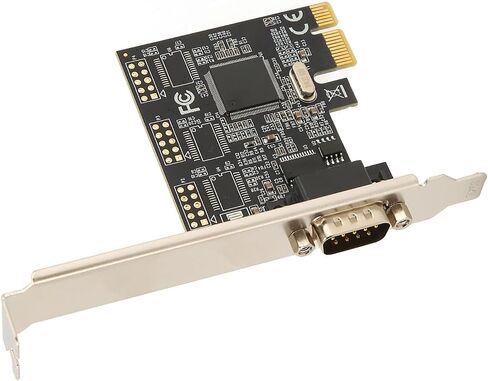 Keenso منفذ واحد PCIe X1 RS232 بطاقة محول تسلسلي موثوق بها PCI Express إلى RS232 محول محول لـ DOS، مادة PCB، معدل نقل 250 كيلوبت في الثانية in Saudi Arabia