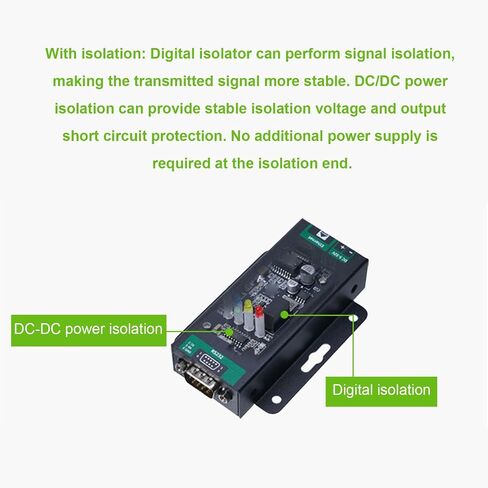 محول Bewinner RS232 إلى Ethernet Modbus، خادم تسلسلي إلى RJ45 صناعي مع عزل طاقة الإشارة لـ HTTP MQTT Modbus RTU in Saudi Arabia