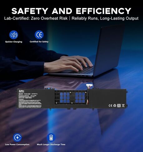 بطارية بديلة RC30-0287 لجهاز Razer Blade Pro 17 2020 i7-10875H RZ09-03295 RZ09-03297 2019 i7-9750H RZ09-0287 RZ09-02876 RZ09-02877 RZ09-02878 Series، متوافق مع رقم الجزء 4ICP4/62/115 in Saudi Arabia