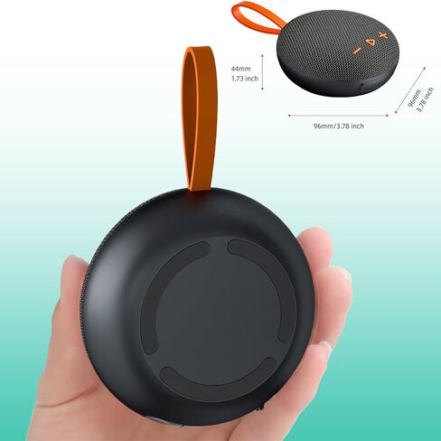 Magnetic Bluetooth Speaker 6W HiFi Sound with TF Card Playback, Built-in Mic, BT5.3, TWS Pairing, IPX6 Waterproof, Wireless Floatable Speaker for Golf Cart & Worksite in Kuwait