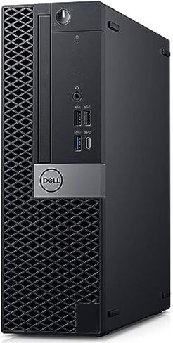 Dell Optiplex 5060 SFF Desktop | Core i7-8700 - 1TB SSD Hard Drive - 4GB RAM | 6 cores @ 4.6 GHz Win 11 Pro Black (Renewed) in Kuwait