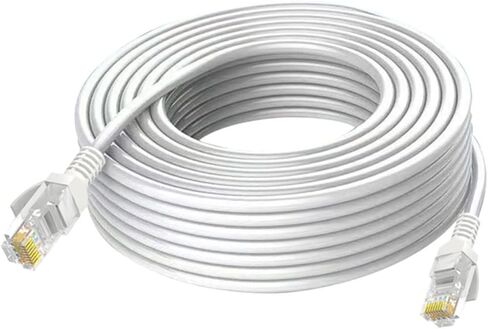 High-Performance Ethernet Cable Ultra-Thin Network Cord for Computer Router with Cover Water-Resistant Stable Connection for LAN and Servers in Saudi Arabia