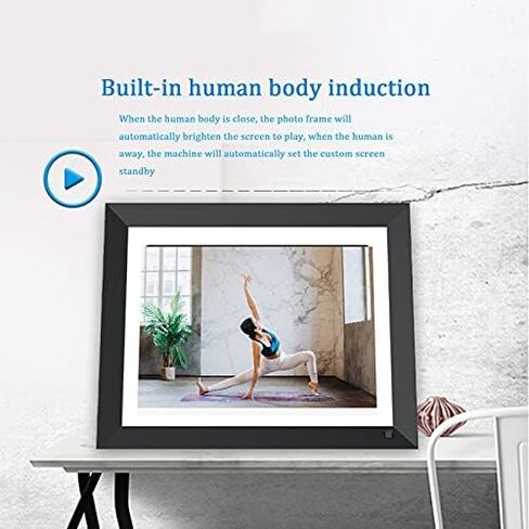 WiFi 11-inch Digital Photo Frame - Smart IPS Touchscreen HD Display (2176 x 1600) - Black in Saudi Arabia