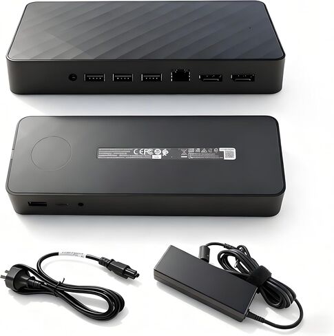قاعدة إرساء عالمية 9 في 1 مع شاشتين (1MK33AA#ABA) متوافقة مع محطة إرساء عالمية HP (1MK33AA#ABA) USB C Hub مع 2xDP، وRJ45، وMax 90W PD، و3xUSB 2.0، و1xUSB-C in Kuwait