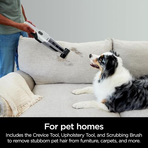 Shark CH701 Cyclone PET Handheld Vacuum with PetExtract Hair, 8" Crevice Tool, HyperVelocity Suction, Navy Blue/Grey in Saudi Arabia