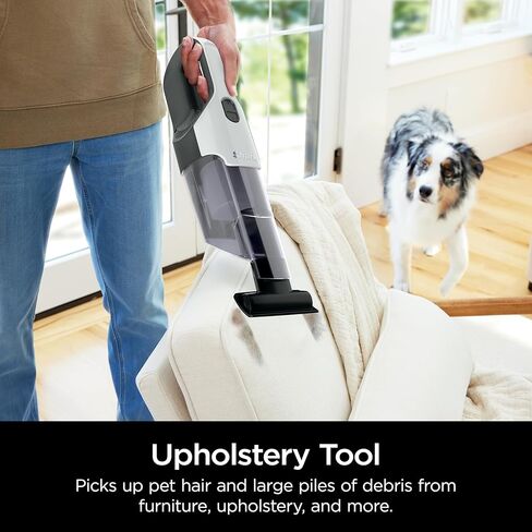 Shark CH701 Cyclone PET Handheld Vacuum with PetExtract Hair, 8" Crevice Tool, HyperVelocity Suction, Navy Blue/Grey in Saudi Arabia