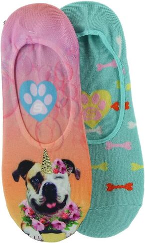 Skechers womens Bobs for Dogs 2 Pack Non Terry Low Cut Socks in Saudi Arabia
