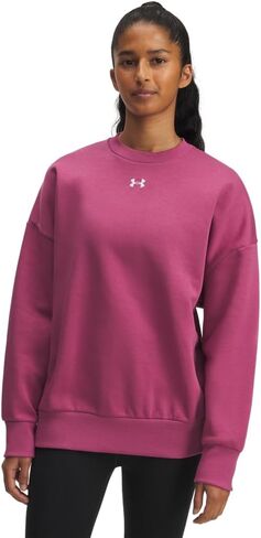 Under Armour Women's Rival Fleece Oversized Crew in Kuwait