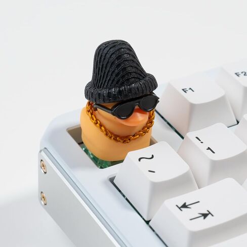 Artisan Cat Keycap, Black Surprised Cat Handmade Resin, 1U Size MX Switch Compatible Decorative Keycap for Gaming and Typing (MMK-HM) in Kuwait
