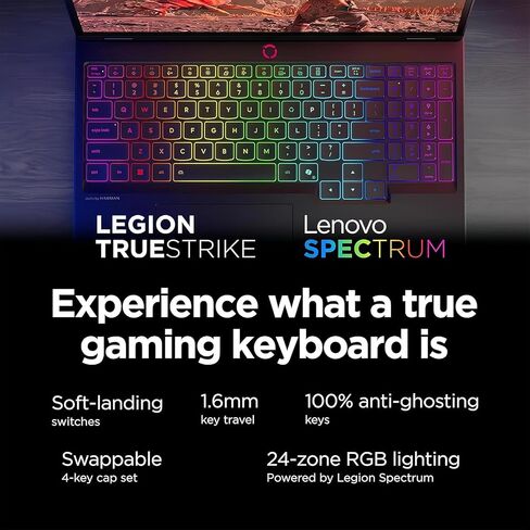 Lenovo Legion 5i 16" Gaming Laptop - Intel Core Ultra 9 275HX - GeForce RTX 5060 - WQXGA (2560x1600) - Windows 11 Home-W/HDMI Cable (32GB RAM | 1TB PCIe SSD) in Kuwait