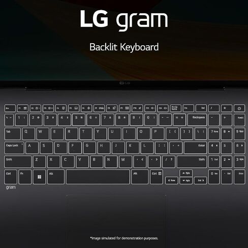 شاشة كمبيوتر محمول LG gram تعمل باللمس مقاس 17 بوصة - شاشة كبيرة Intel Core Ultra 7-17.3 WQXGA - ذاكرة وصول عشوائي سعة 32 جيجابايت| 1 تيرابايت SSD - Windows 11 - لوحة مفاتيح بإضاءة خلفية - رفيعة للغاية وخفيفة الوزن - 2025 AI Copilot PC 47NPU Tops in Kuwait