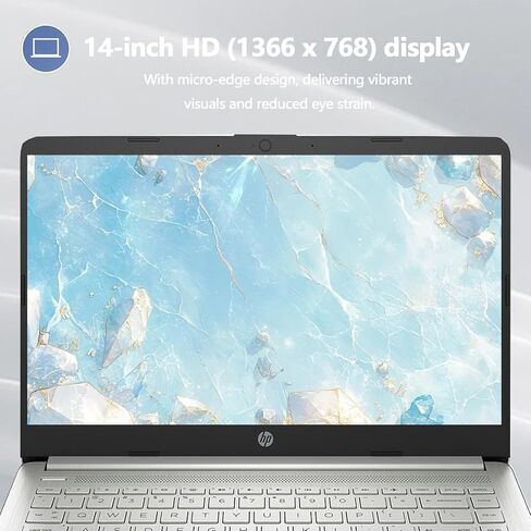 الكمبيوتر المحمول HP Student Business - محرك أقراص CD/DVD مجاني • ذاكرة سعة 16 جيجابايت • eMMC سعة 128 جيجابايت • معالج Intel رباعي النواة • شاشة عالية الدقة مضادة للتوهج مقاس 14 بوصة • رسومات Intel UHD • شاشة عالية الدقة • Win11 Pro (أسود) in Kuwait