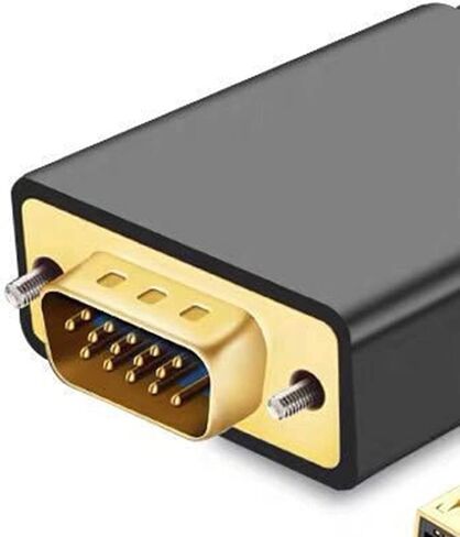 لا يوجد فقدان DP، نقل إلى كابل VGA، كابل Prime OxygenCopper Core DisplayPort إلى سلك محول VGA لتحسين جودة الإشارة 1.8 متر in Kuwait