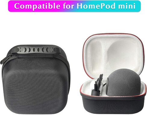 Mini Smart Audio Speaker Protective Case Suitcase Compatible for Home Pod (black) in Saudi Arabia