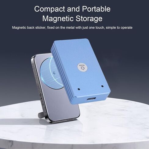 USB Microphone, Ai Noise Reduction Dual Channel, Magnetic Microphone, 360 Degree Omnidirectional, Reproduce The Original Sound for Live Streaming Recording Gaming (Royal Blue) in Saudi Arabia