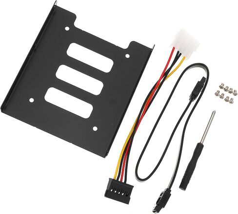 SSD Hard Drive Adapter Converter Bracket Metal Internal Drive Bay Mounting Bracket Compatible with Desktop Computer in Saudi Arabia