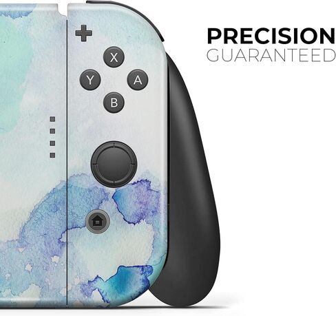 Design Skinz - متوافق مع Nintendo DSi XL - غطاء حماية من الفينيل مقاوم للخدش وقابل للإزالة - نسيج ألوان مائية ممتص بالنعناع in Saudi Arabia