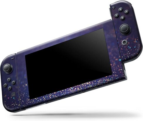 Design Skinz - Compatible with Nintendo DSi XL - Skin Decal Protective Scratch-Resistant Removable Vinyl Wrap Cover - Deep Blue with Gold Shimmering Orbs of Light in Saudi Arabia