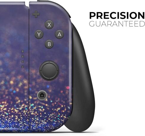Design Skinz - Compatible with Nintendo DSi XL - Skin Decal Protective Scratch-Resistant Removable Vinyl Wrap Cover - Deep Blue with Gold Shimmering Orbs of Light in Saudi Arabia