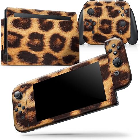 Design Skinz - متوافق مع Nintendo DSi XL - غطاء حماية من الفينيل قابل للإزالة ومقاوم للخدش - طباعة الفهد الحقيقي in Saudi Arabia