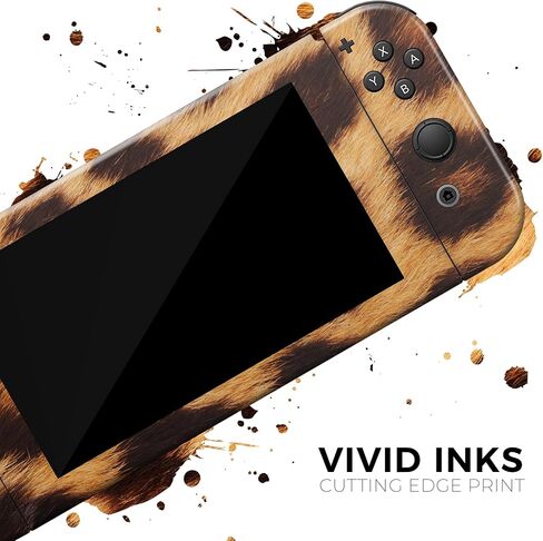Design Skinz - متوافق مع Nintendo DSi XL - غطاء حماية من الفينيل قابل للإزالة ومقاوم للخدش - طباعة الفهد الحقيقي in Saudi Arabia