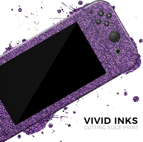 Design Skinz - متوافق مع Nintendo DSi XL - غطاء حماية من الفينيل مقاوم للخدش وقابل للإزالة - أرجواني لامع لامع للغاية in Saudi Arabia