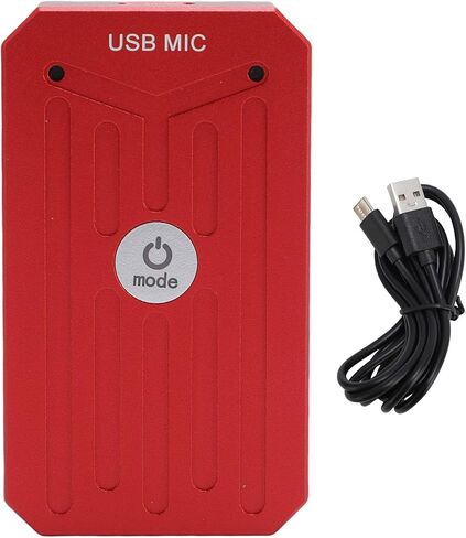 ميكروفون Yunseity USB للمؤتمرات، ميكروفون مكثف متعدد الاتجاهات بزاوية 360 درجة لتقليل الضوضاء، ميكروفون كمبيوتر بقناتين مع مسافة التقاط 3 أمتار، لألعاب تسجيل البث المباشر (رمادي نيزكي) in Kuwait