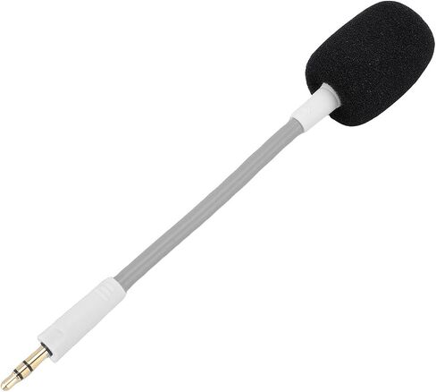Cuifati Headset Microphone, Bendable Headset Mic for Repair (White) in Saudi Arabia