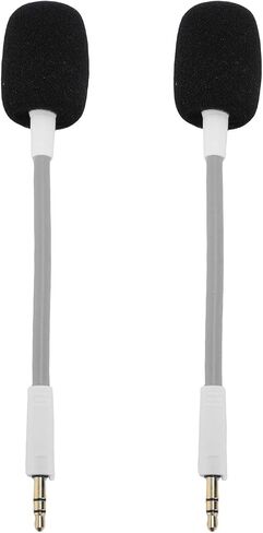 Cuifati Headset Microphone, Bendable Headset Mic for Repair (White) in Saudi Arabia