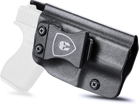 Glock 42 Holster، IWB Kydex Holster يناسب: Glock 42 .380 Pistol، داخل حزام الخصر المخفي Carry Holster G42، Adj. الاحتفاظ غير القابل للنقر والنقر، خيار اليد اليمنى/اليسرى in Saudi Arabia