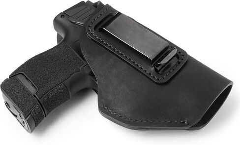 The Defender Leather IWB Holster - Made in USA - Fits Glock 42 | Sig P365 | Ruger LC9, LC9s | Kahr CM9, MK9, P9 | Springfield Hellcat and More in Saudi Arabia